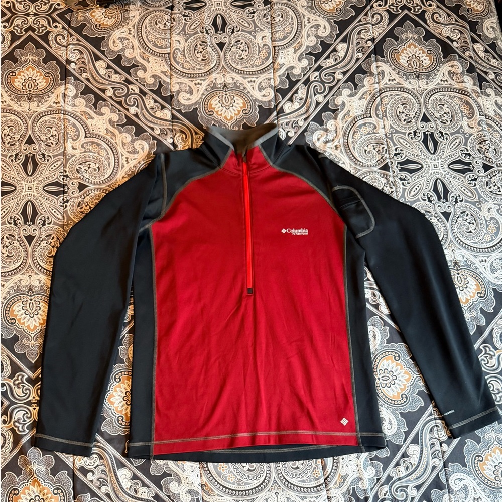 Columbia Titanium Quarter Zip Jacket Small